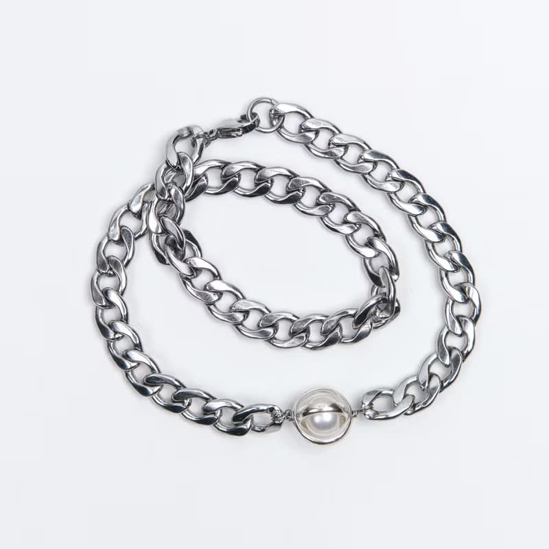安菲特里不鏽鋼貝珠手鍊項鍊 兩用款設計 multifunctionl jewelry