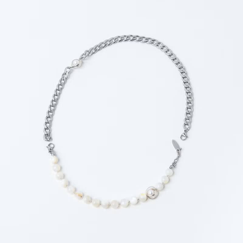 安菲特里不鏽鋼貝珠手鍊項鍊 兩用款設計 multifunctionl jewelry