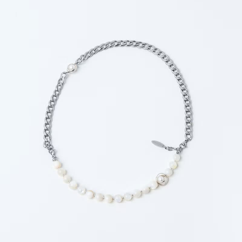 安菲特里不鏽鋼貝珠手鍊項鍊 兩用款設計 multifunctionl jewelry