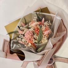櫻花粉乾燥花束 畢業花束 | 生日 情人節首選 | 台北可自取