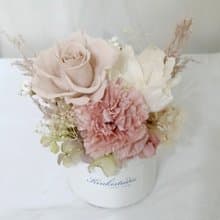 畢業花束禮物 永生康乃馨盆花 永生乾燥花情人節生日企業課程