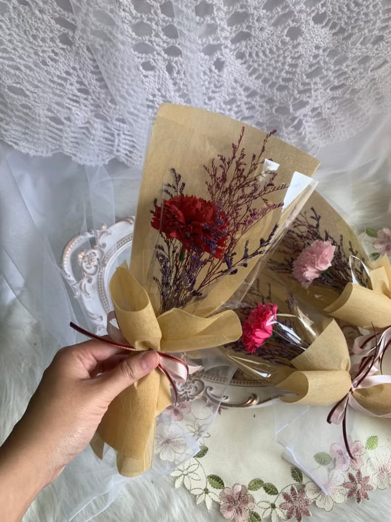 香皂康乃馨花束 單枝花束 母親節花束