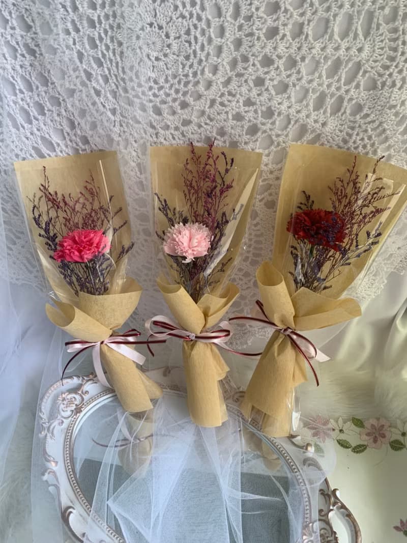 香皂康乃馨花束 單枝花束 母親節花束