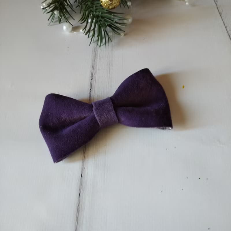 Christmas Bow Tie for Cat | Cat Costume | Velvet Bow Tie | Christmas Decor | Cat