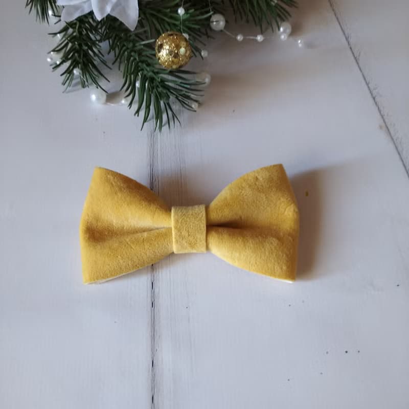 Christmas Bow Tie for Cat | Cat Costume | Velvet Bow Tie | Christmas Decor | Cat