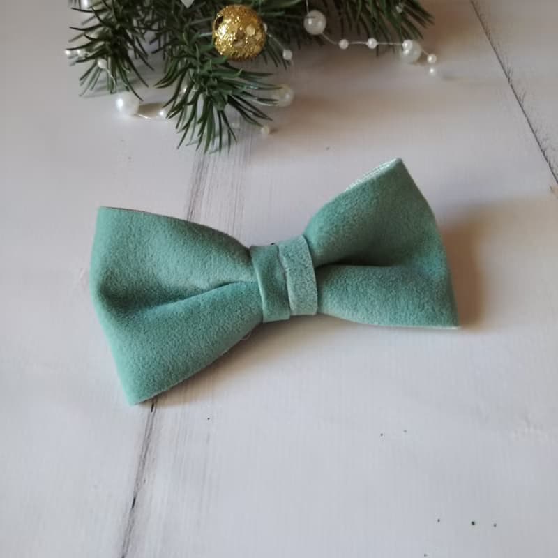 Christmas Bow Tie for Cat | Cat Costume | Velvet Bow Tie | Christmas Decor | Cat