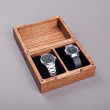 Personalized wooden watch box Large jewelry organizer Treasure storage Gift idea