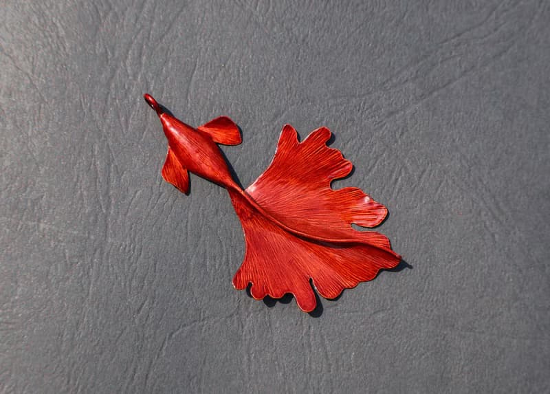 【24H快速出貨】金魚項鍊|紅銅|純手工|手作禮物|雙魚座|禮物救星