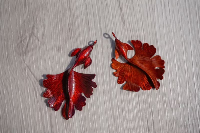 【24H快速出貨】金魚項鍊|紅銅|純手工|手作禮物|雙魚座|禮物救星