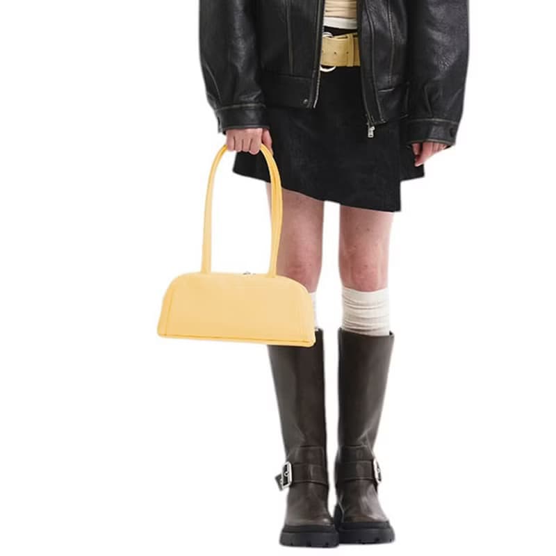 韓國製 MUR BUN手袋/單肩包/手提袋 (Butter)