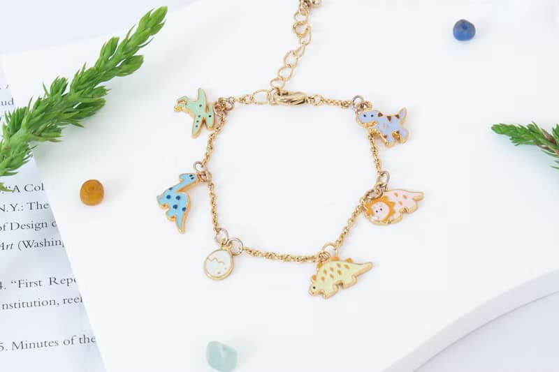 恐龍 Dinosaur 手鍊 瓦片的瓦聯名新款 生日禮物 交換禮物