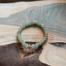 【翡翠】冰透果綠色翡翠設計手珠