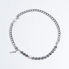尼普頓不鏽鋼拉長石手鍊項鍊 兩用款設計 multifunctionl jewelry