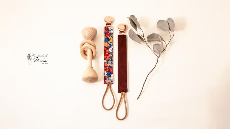 Handmade by Mina 盛夏紅彌月四件套組 生日禮物 贈緞帶禮盒