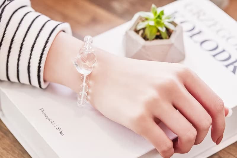 白水晶狐仙手鍊(含開光)淨化身心、招貴人、避邪、提升正能量