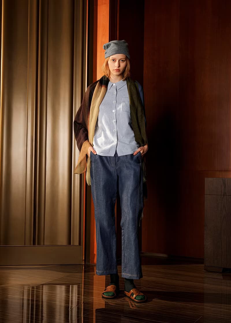 天漠之境異色毛料圍巾