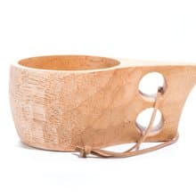 Islandoffer島嶼製作 橡膠木龜甲兩孔杯 戶外牛奶杯 (一件)