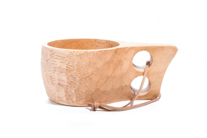 Islandoffer島嶼製作 橡膠木龜甲兩孔杯 戶外牛奶杯 (一件)