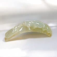 【願‧事事如意】冰種飄黃翡翠如意金魚|天然緬甸玉A貨翡翠 |送禮