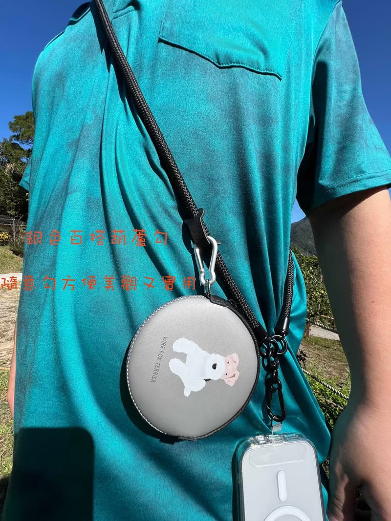 Wirefoxterrier 剛毛獵狐梗 防撞防潑水皮革 零錢包 陪我玩 咖啡