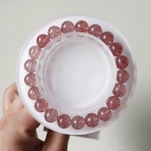 草莓晶 白水體草莓 天然水晶手鍊【9mm】