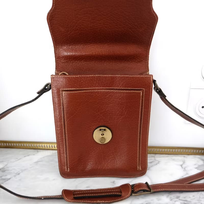 法國復古 Frederic J 真皮小公事包