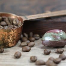 【送禮好物】3.1cm咖啡小廢物 咖啡豆 手作 慢火雅風&自然釉