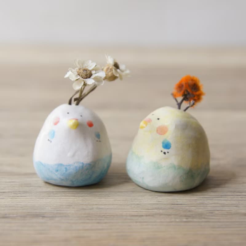 【生活小物】療癒動物小花器 / 陶瓷花器 多款角色