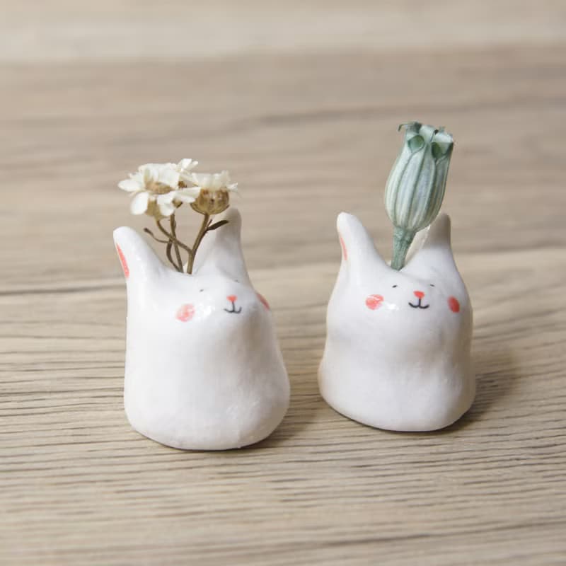 【生活小物】療癒動物小花器 / 陶瓷花器 多款角色