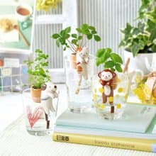 【送禮推薦】Shippon 新版動物造型杯緣子 水耕 種植組