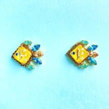 エンゼルフィッシュ ピアス/イヤリング イエロー angelfish yellow