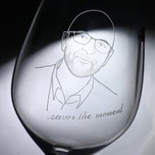 465cc【外國人肖像】(寫實版)德國Spiegelau鉑金級水晶紅酒杯