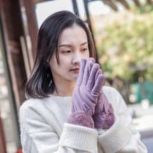 unni迷菟手套(防風.微防水.觸屏)保暖 禦寒 刷毛 滑雪 gloves 透