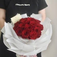 /多層次15朵包裝玫瑰花束/七夕 情人節 母親節 永生花 畢業 教師
