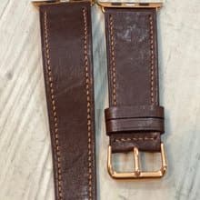 Apple Watch 錶帶 42/44 (義大利進口隕石紋皮革)