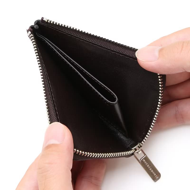 水面 Minamo 零錢包-深棕色