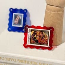Manyu郵票磁鐵 油畫冰箱貼 基督禮物 盲盒買一送一