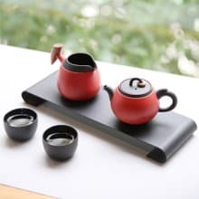 陸寶 金喜環茶組 1壺1海6杯 茶具組