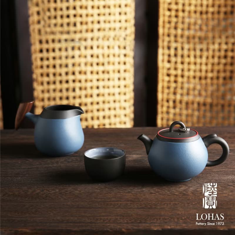 陸寶 金喜環茶組 1壺1海6杯 茶具組