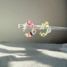 Room 1001 | 琉璃飴 • 四色 手工耳骨夾