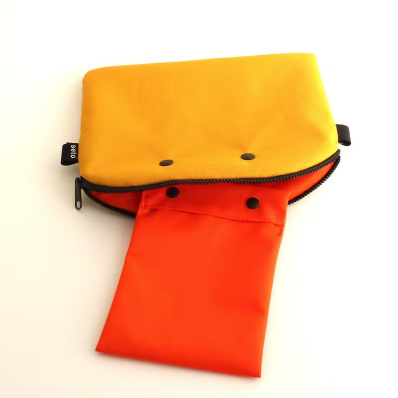 seto / creature bag / iPad case / Bag in bag / Case A5 / Yellow