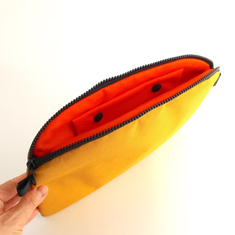 seto / creature bag / iPad case / Bag in bag / Case A5 / Yellow