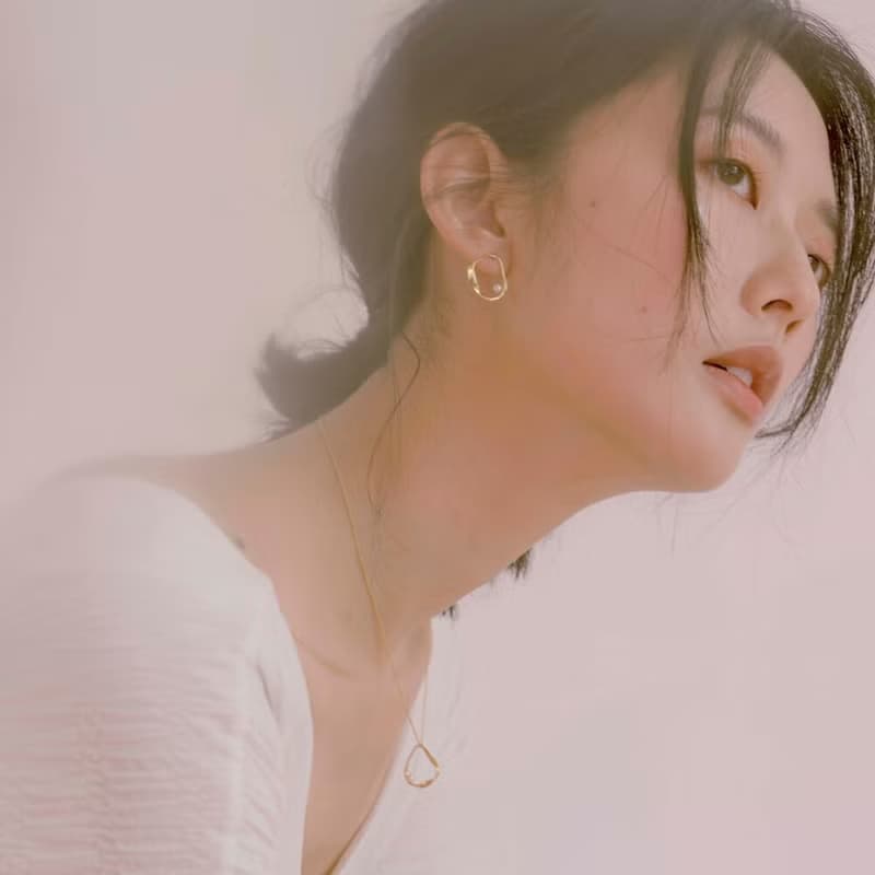 【品牌設計款最佳禮物】鏤空金絲  天然珍珠耳環