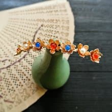 【墨徽閣】柒花小髮釵-售完不再販售