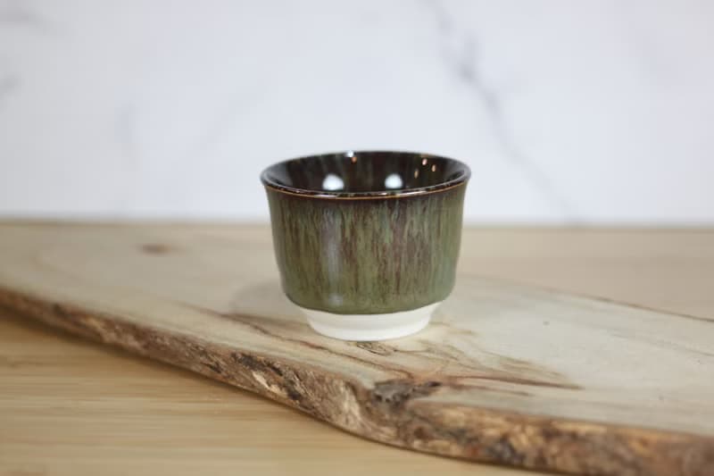【送禮好物】60ml 天目釉 日式手工小茶杯 葉政豪作品