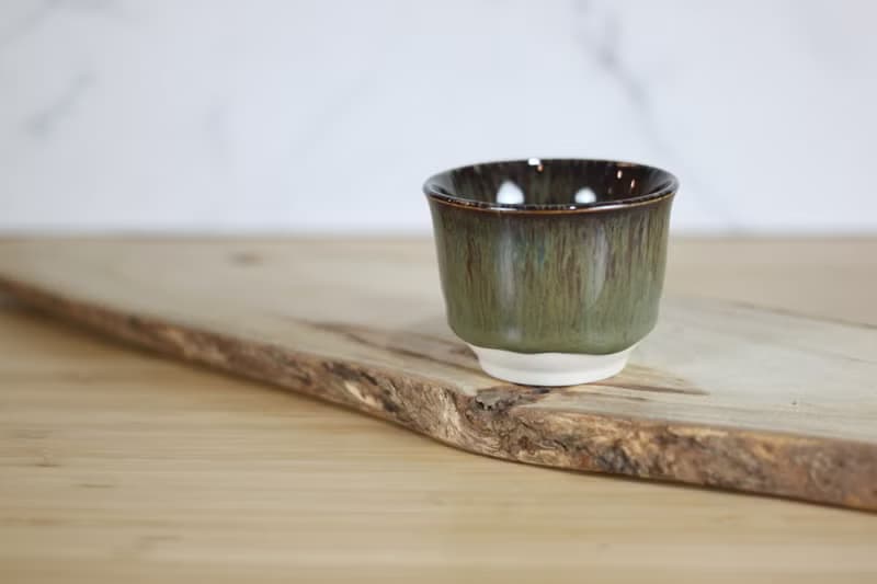 【送禮好物】60ml 天目釉 日式手工小茶杯 葉政豪作品