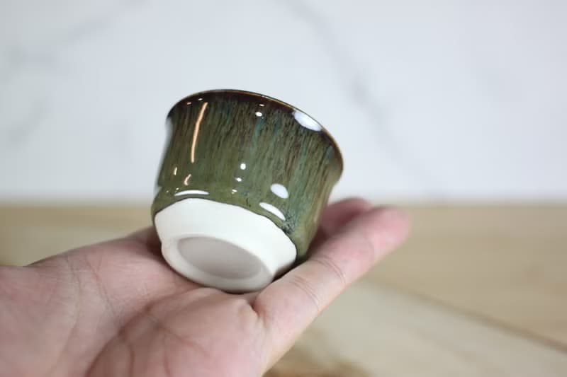 【送禮好物】60ml 天目釉 日式手工小茶杯 葉政豪作品