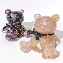 水晶擺飾  XL號星座水晶熊 | 天然石擺飾|生日禮物 居家擺飾