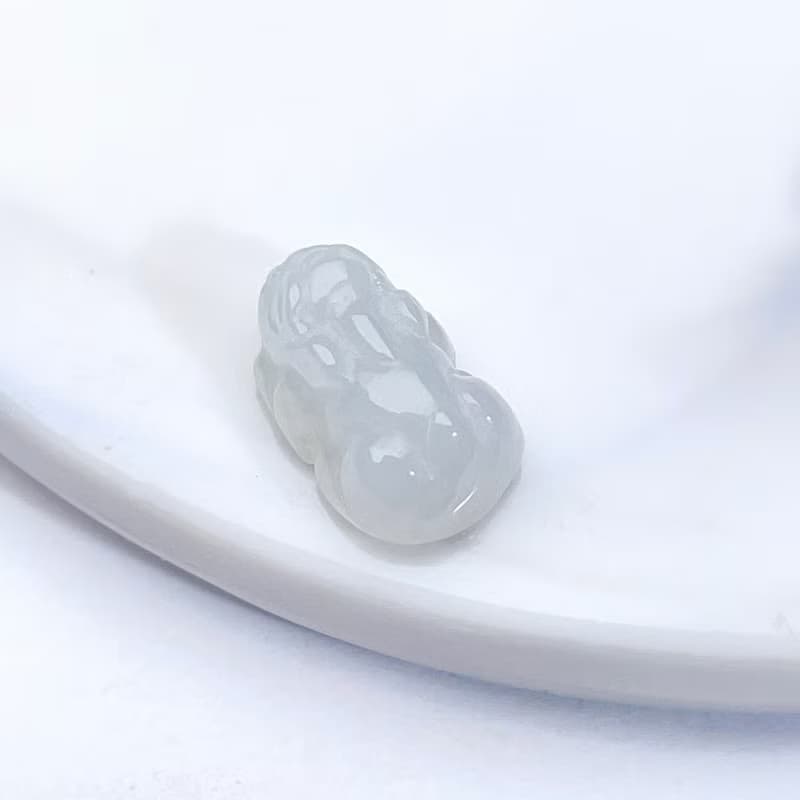 【招財神獸】冰種翡翠貔貅吊飾 | 天然緬甸玉翡翠A貨| 送禮