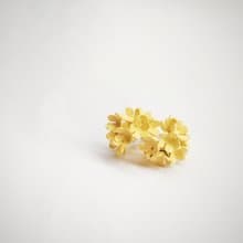 向陽花漾  耳環 耳飾 飾品 銀 S925 日系 氣質 花 球花 浪漫 春天